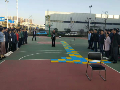 齐心协力,心系你我——天虹彩印开展早会团建活动