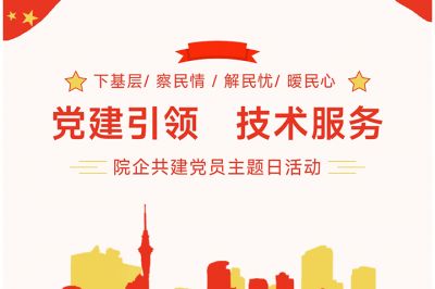 “党建引领,技术服务”---院企共建党员主题日活动